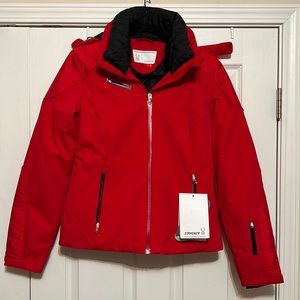 SPYDER WOMENS SKI JACKET NWT! Red and black